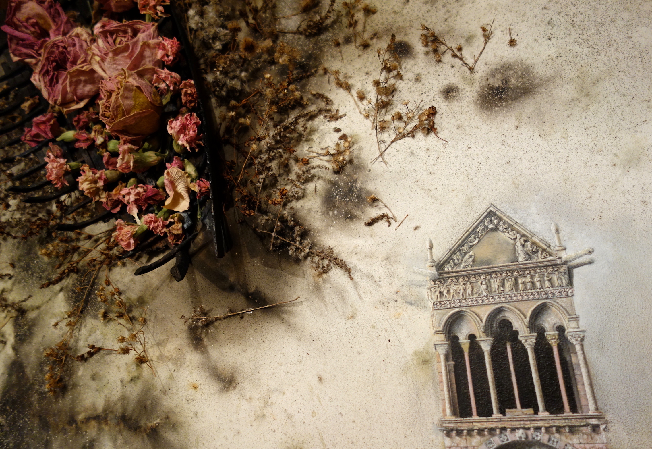 painting with flowers